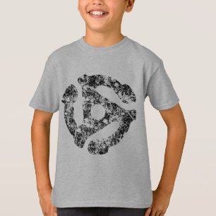 COOL Retro Grunge 45 spacer DJ T-shirt