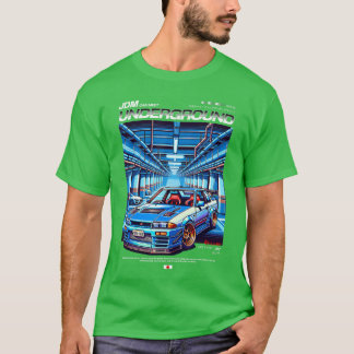 Cool Retro Japans JDM Tokyo Japan Drift T-shirt