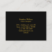 Cool Retro Ladybug Cartes de visite (Dos)