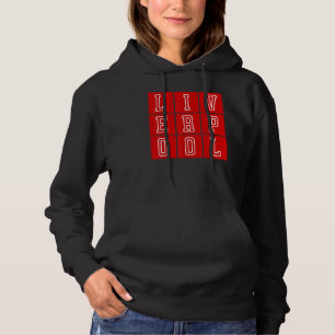 Cool Retro Look Liverpool Hoodie