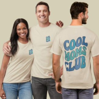 Cool rétro Moms Club de la mère T-shirt cadeau