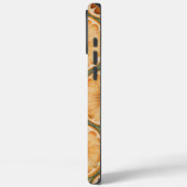 Cool Retro Orange Motif iPhone 16 Pro Max Coque (Verso / Gauche)