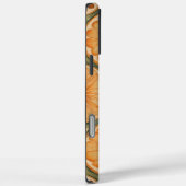 Cool Retro Orange Motif iPhone 16 Pro Max Coque (Verso / Droite)