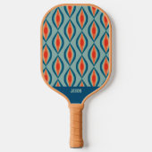 Cool Retro Pattern Pickleball Paddle (Voorkant)
