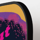 Cool/Retro Pickleball Paddle (Links Detail)