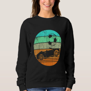 Cool Retro raceauto met racebus Trui