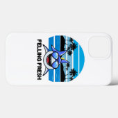 Cool Retro Shark with Sunglasses Case-Mate iPhone Case (Achterkant (horizontaal))