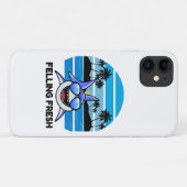 Cool Retro Shark with Sunglasses Case-Mate iPhone Case (Achterkant (horizontaal))