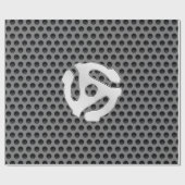 COOL Retro  Silver Chrome, zoals 45 spacer DJ Cadeaupapier (Vlak)