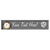 COOL Retro  Silver Chrome, zoals 45 spacer DJ Naambordje (Voorkant)