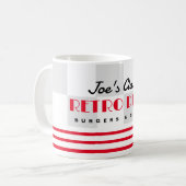 Cool retro style 50's diner café mug cadeau (Devant gauche)