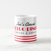 Cool retro style 50's diner café mug cadeau (Centre)