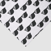 Cool Retro Sunglazen Afstudeerder Party Thema Tissuepapier (Detail)