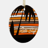 Cool Retro Surf ornement de Noël (Droite)