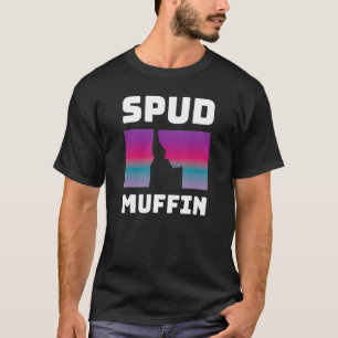 Cool Retro Travel Idaho Vacation Potates Spud Muf T-shirt
