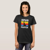 Cool Retro Travel Idaho Vacation Potates Spud Muf T-shirt (Voorkant volledig)