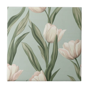 Cool Retro Tulip Keramische Tegels voor stijlvolle Tegeltje