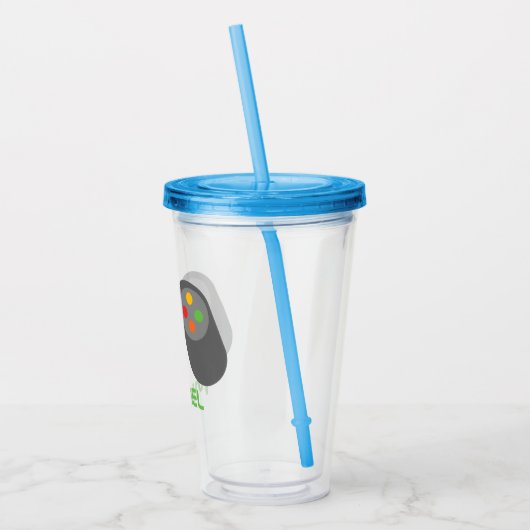 Cool Retro Video Game Controller Acryl Drinkbeker (Links)