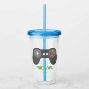 Cool Retro Video Game Controller Acryl Drinkbeker