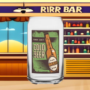 Cool retro vintages amateurs de bière