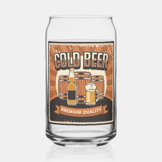 Cool retro vintages amateurs de bière (Verso)