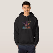 Cool Retro Wakeboarding For Wakeboard Hoodie (Voorkant volledig)