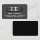 Cool Revêtement métallique Cartes de visite de con (Devant / Derrière)