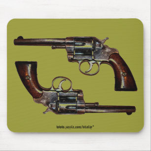 Cool revolver mousepad muismat
