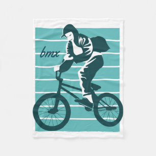 Cool Rider Design - BMX Fleece Deken