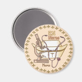 Cool RN Nurse magneet (Voorkant / Achterkant)