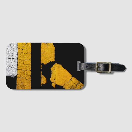 COOL Road Painted Line Bagagelabel (Voorkant (horizontaal))