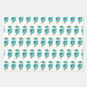 Cool Robot Boys Birthday Inpakpapier Vel (Voorkant 3)