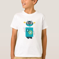 Cool Robot Custom Leeftijd Jongens Verjaardag