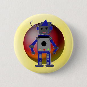 Cool Robot Ronde Button 5,7 Cm