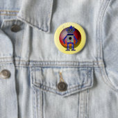 Cool Robot Ronde Button 5,7 Cm (In situ)