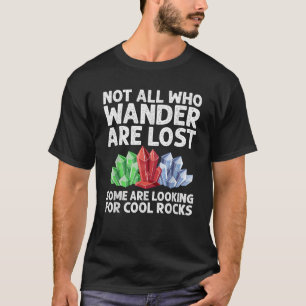 Cool Rock Collector Art voor dames Geology Hunt T-shirt