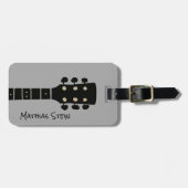Cool Rock Guitar Music Travel Bagagelabel (Voorkant horizontaal)