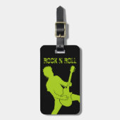 Cool Rock N Roll Bagagelabels (Voorkant verticaal)