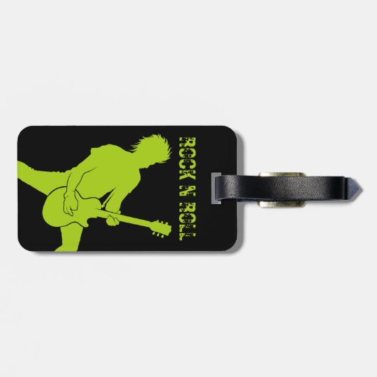 Cool Rock N Roll Bagagelabels (Achterkant horizontaal)