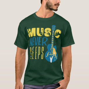 Cool Rock & Roll Guitar Player, prachtige Music Lo T-shirt
