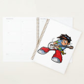 Cool Rock Star Gitarist Fun Musician Planner (Display)