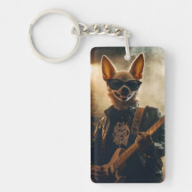 Cool Rocker Chihuahua T-shirt - Volledig grafisch 
