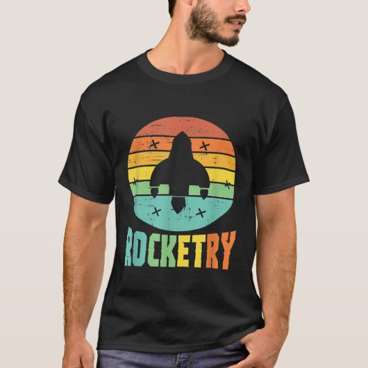 Cool Rocketry Rocket Science Rocket T-shirt (Voorkant)