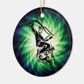 Cool Rollerblade Gift Keramisch Ornament (Links)