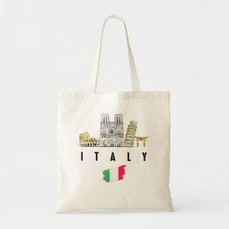 Cool Rome Italy Colosseum Souvenir Graphic T - shi Tote Bag