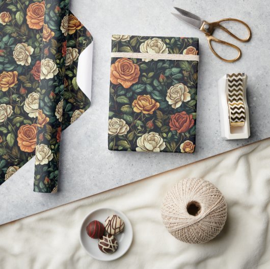 Cool Roos Rustic Wrapping Paper Cadeaupapier (Crafts)