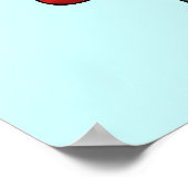 Cool rouge baron plan d'art design affiche (Coin)