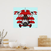 Cool rouge baron plan d'art design affiche (Cuisine)