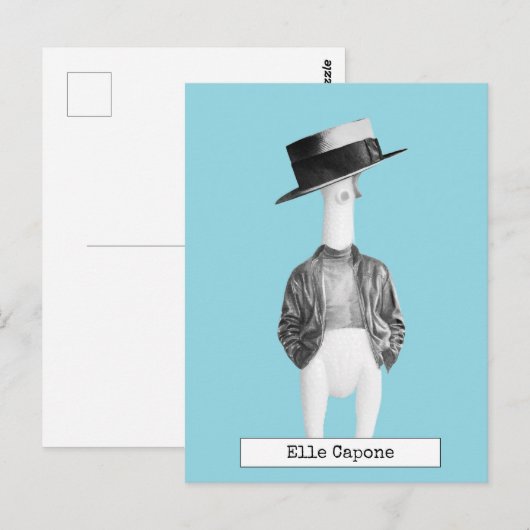 Cool Rubber Chicken Briefkaart (Voorkant / Achterkant)