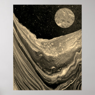 Cool ruimteposter, sciencefictionposter poster